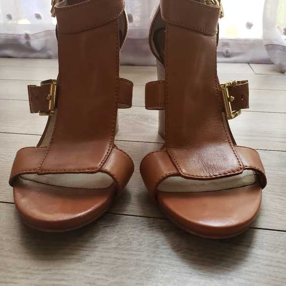 🔥Michael Kors Women Open Toe Leather Size 7.5 - Picture 4 of 7